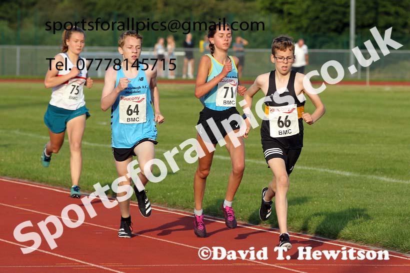 BMC 1500 metres, BMC, Chester le Street, July 19th. Photo: David T. Hewitson/Sports for All Pics
